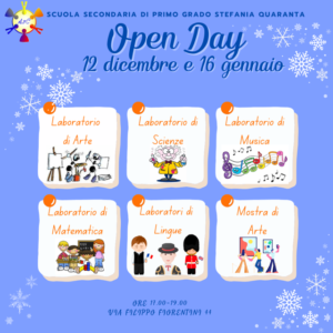 Locandina Open Day Stefania Quaranta 2024