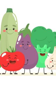 Fruit Vegetables Cartoon 198838 317