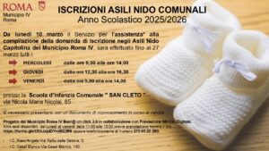 Iscrizioni Asili Nido Comunali San Cleto